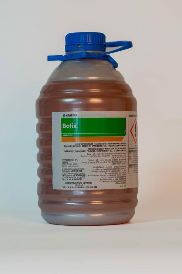 bofix (8171P/B) 5 liter herbicide selectief clopyralid fluroxypyr grasland golfterreinen