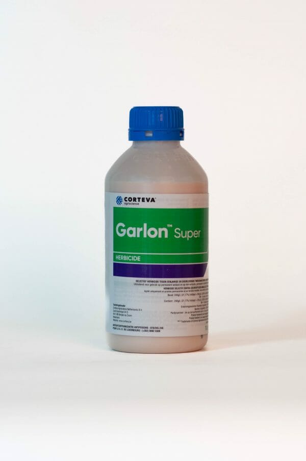 garlon super (9758P/B) 1 lier herbicide selectief grasland onkruiden eenjarige doorlevende