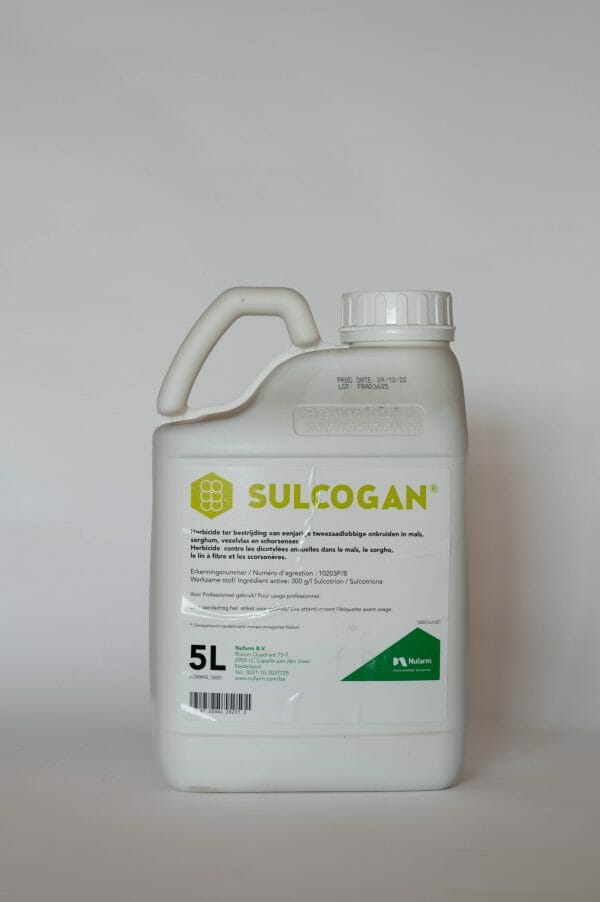 Sulcogan (10203P/B) 5 liter - 300 gr/ltr sulcotrion - herbicide onkruiden hanepoot giersten