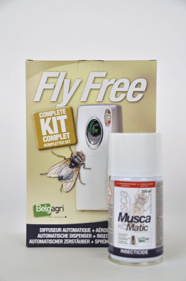 fly free kit muscamatic (9807B) insecticide biocide