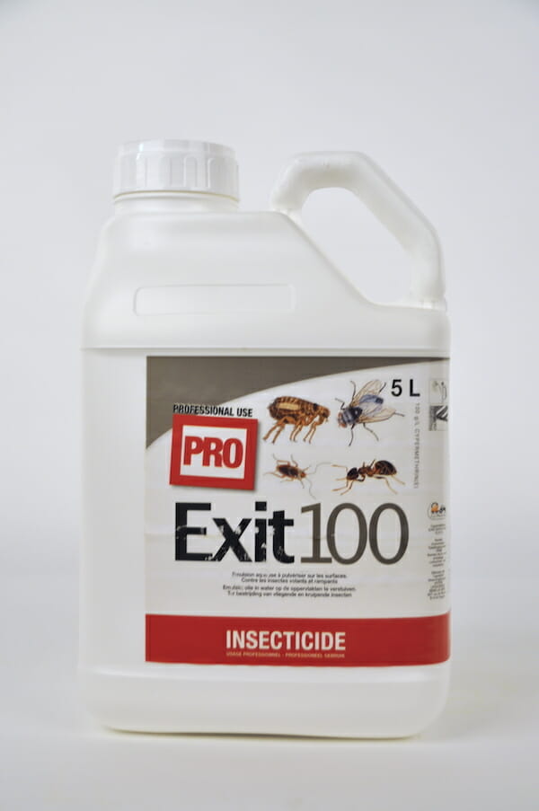 exit 100 (1906B) biocide insecticide nawerking vliegende kruipende insecten