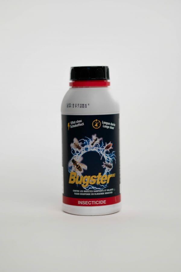bugster ec (BE-REG-00191) 500 ml cypermetrhin prallethrin insecticide vliegende kruipende insecten nawerking
