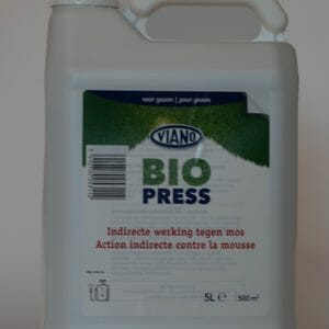 Bio Press 5 liter organische meststof NK 1,5-6 mossen gazons